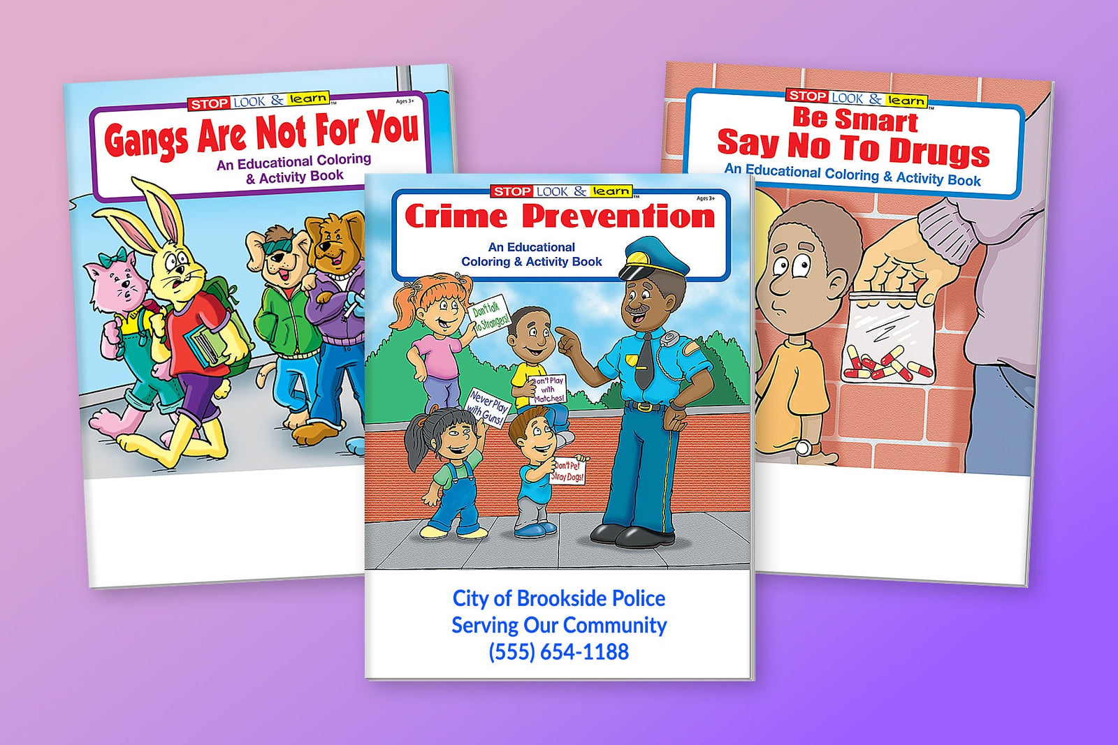 Drug, Alcohol, & Crime Prevention Coloring & Activity Books
