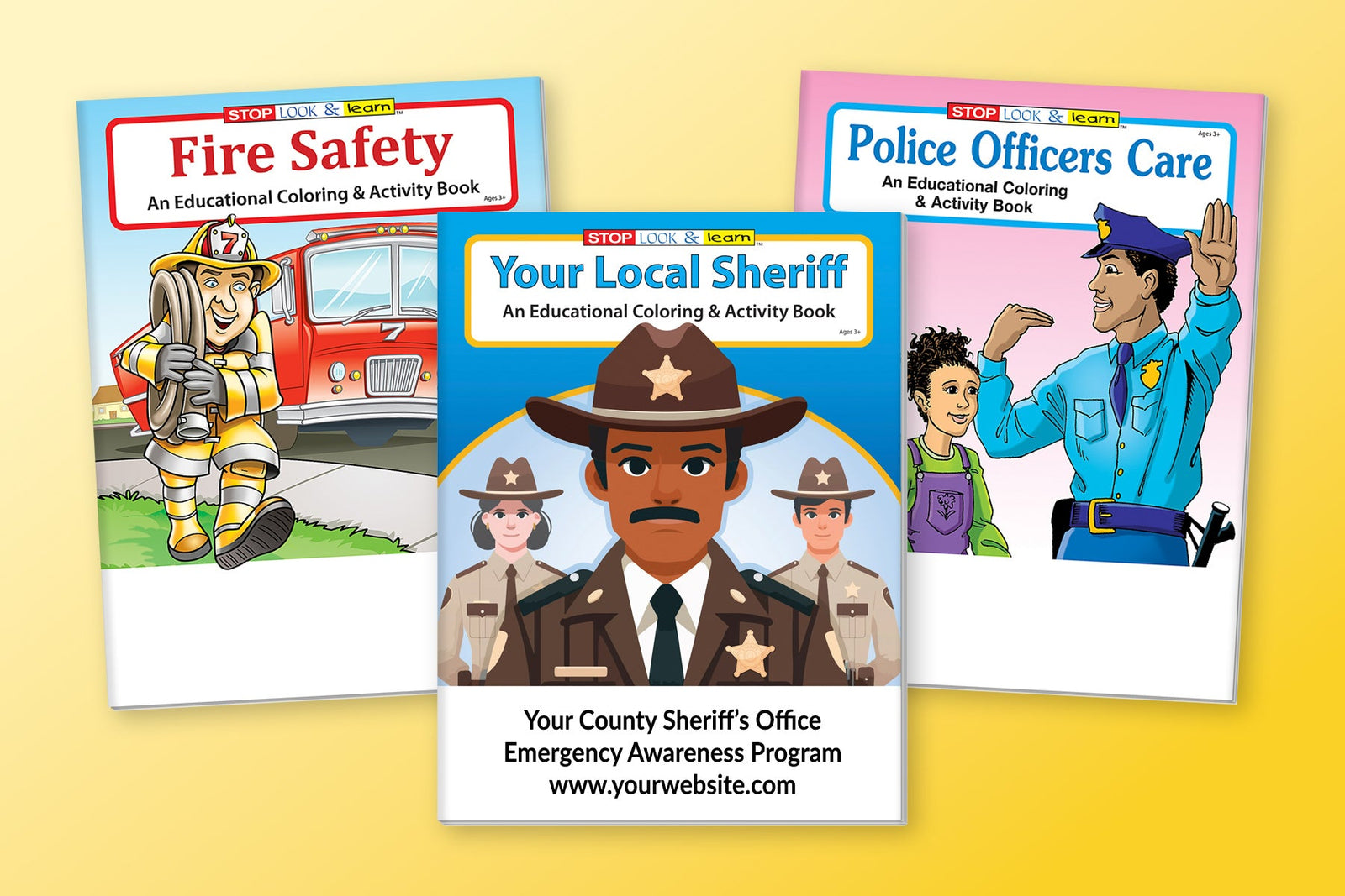 Police and Fire Safety Coloring & Activity Books