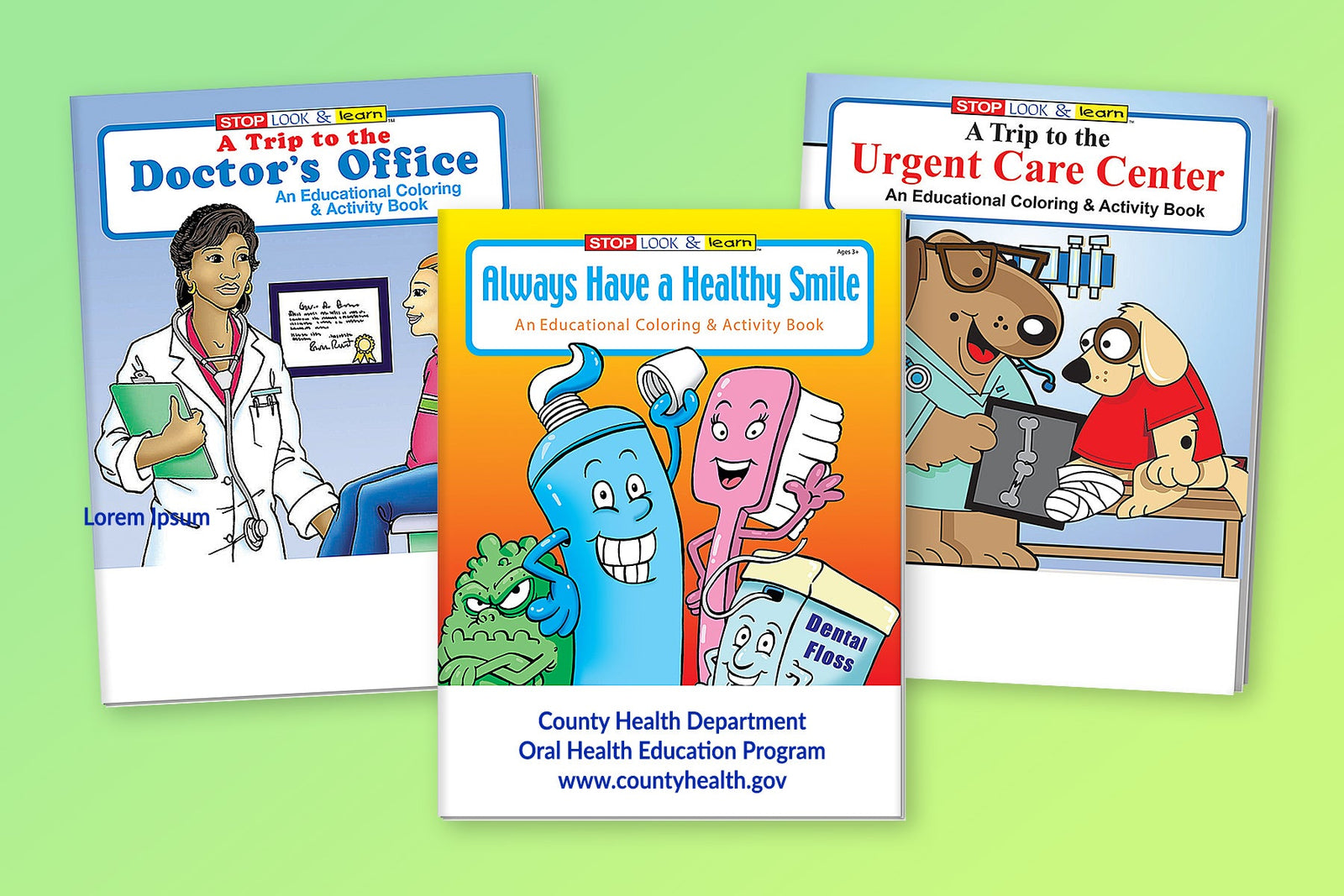 Health & Wellness Coloring & Activity Books