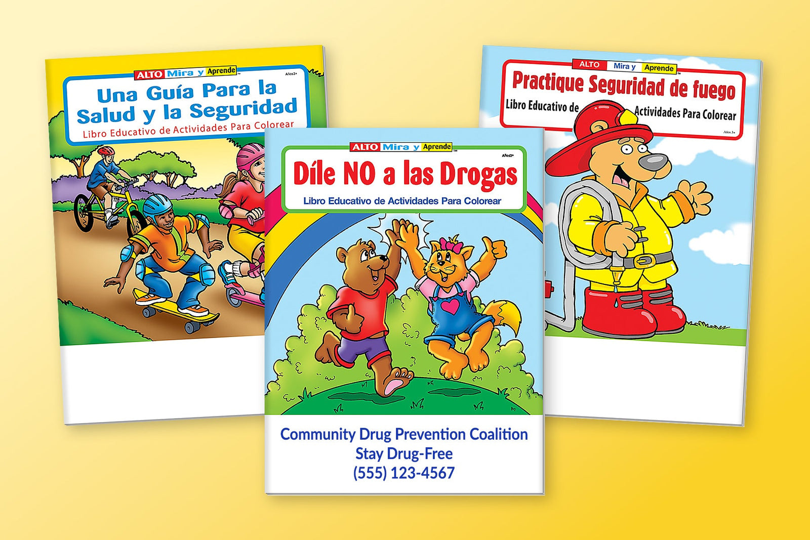 Spanish Version Coloring & Activity Books