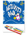 Kids Mini Activity Pads (50 Pack) with Crayons