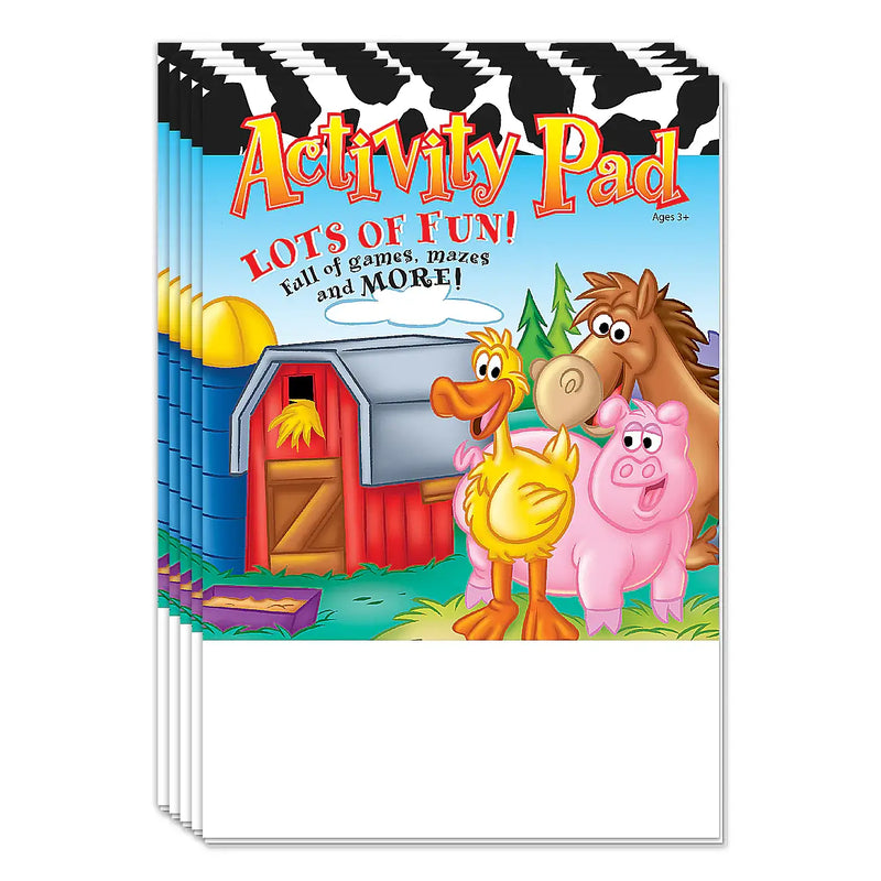 Lots of Fun - Kids Mini Activity Pads - 5.25" x 7.75" (Min.Qty 50)