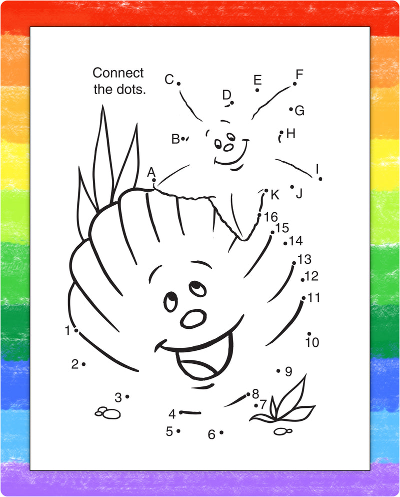 Ocean animal puzzle page inside kids mini activity pad