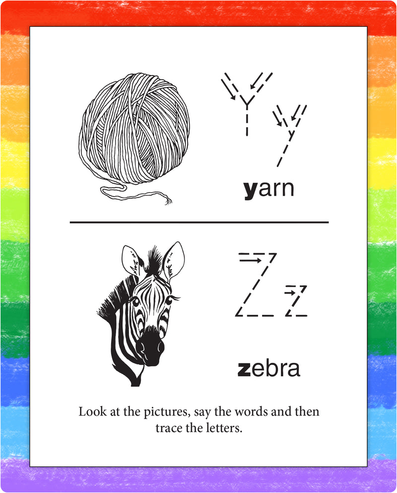 Kids coloring page inside Let’s Have Fun activity pad