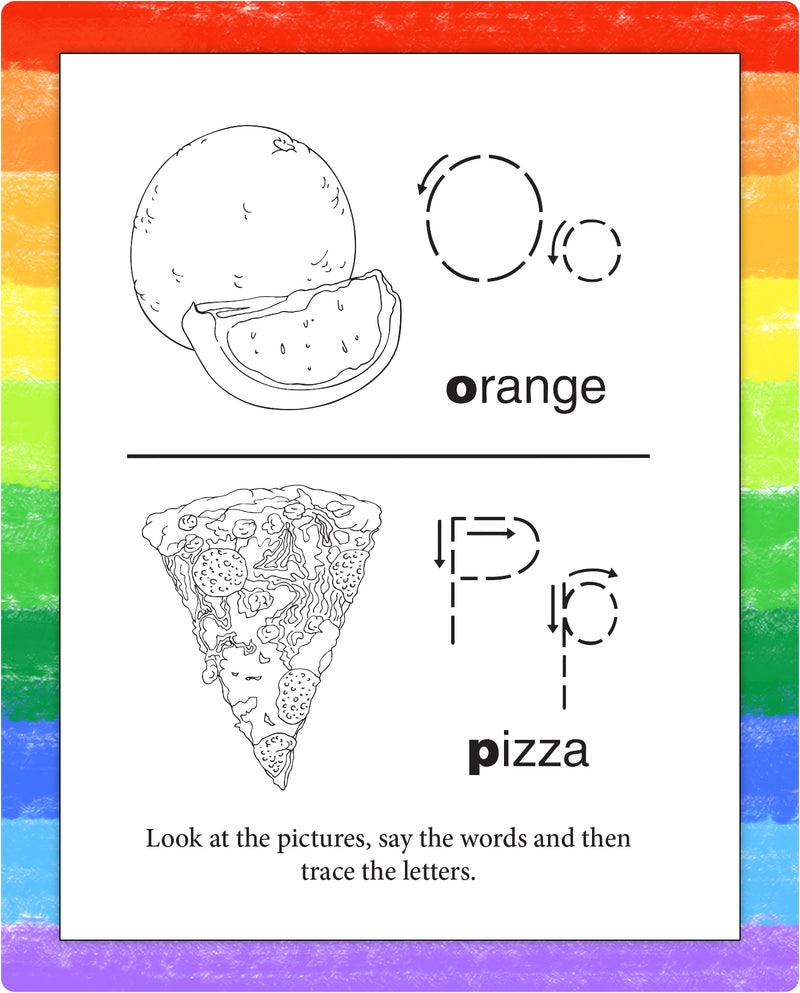 Kids coloring page inside Let’s Have Fun activity pad