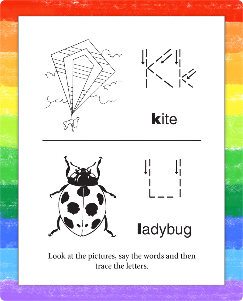 Kids coloring page inside Let’s Have Fun activity pad