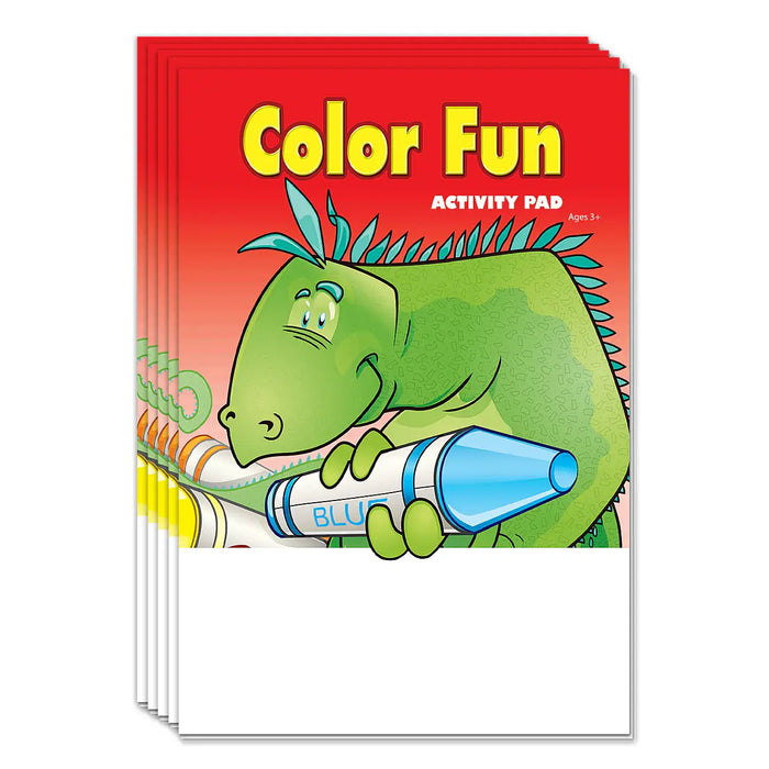 Color Fun - Kids Mini Activity Pads - 5.25" x 7.75" (Min.Qty 50)