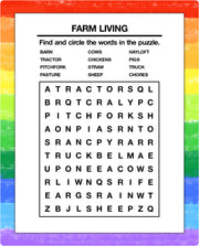 ZoCo - Word Search - Kid's Mini Activity Pads