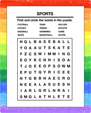 ZoCo - Word Search - Kid's Mini Activity Pads
