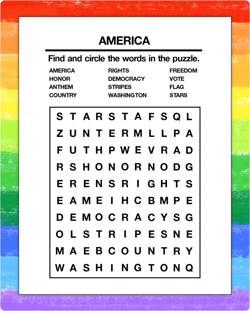 ZoCo - Word Search - Kid's Mini Activity Pads