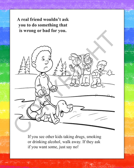 ZoCo - Stay Drug Free - Coloring & Activity Books