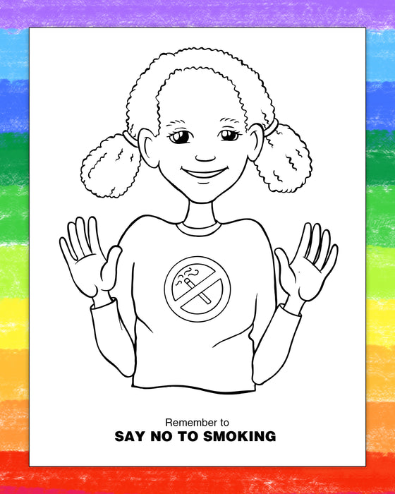 ZoCo - Say No to Smoking - Coloring & Activity Books