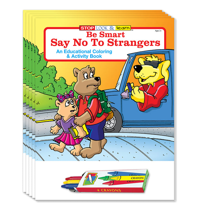 ZoCo - Be Smart, Say No to Strangers - Coloring & Activity Books