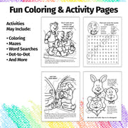 Stranger safety coloring book for kids with educational games and activities