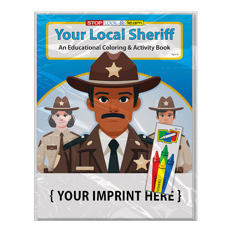 Your Local Sheriff - Kids Coloring & Activity Books - 8" x 10.5"