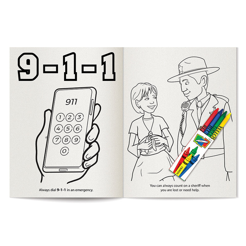Your Local Sheriff - Kids Coloring & Activity Books - 8" x 10.5"