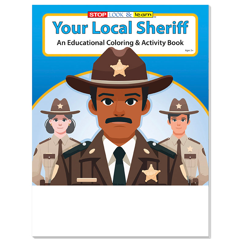 Your Local Sheriff - Kids Coloring & Activity Books - 8" x 10.5"