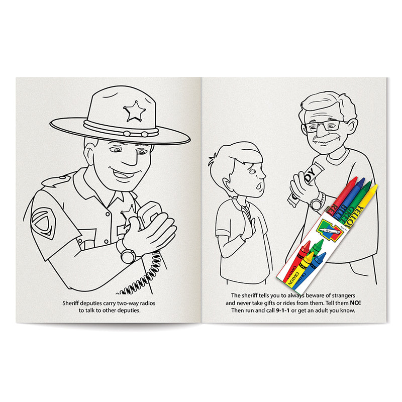Your Local Sheriff - Kids Coloring & Activity Books - 8" x 10.5"