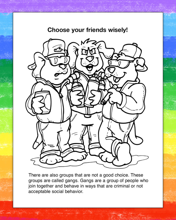 ZoCo - Gangs are Not For You - Coloring & Activity Books