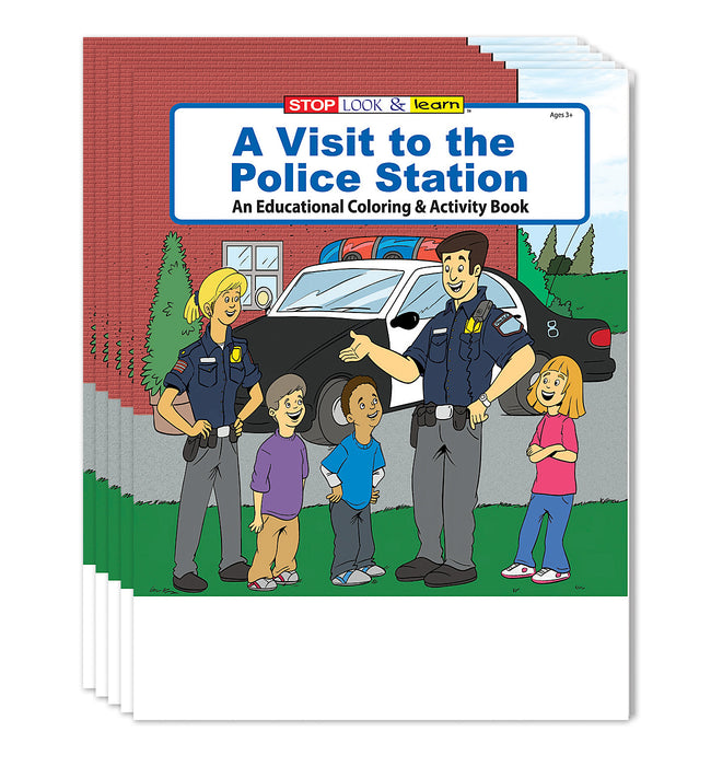 ZoCo - A Visit to The Police Station - Kid's Educational Coloring & Activity Books