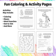 Crime Prevention coloring books for schools police departments and community outreach