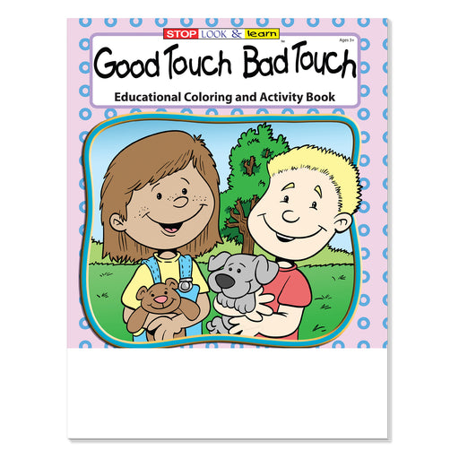 Good Touch Bad Touch coloring book for kids about body safety and personal boundaries