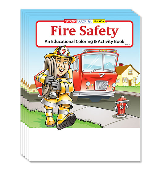 Fire Safety Coloring Books in Bulk - Add Your Imprint - ZoCo Products