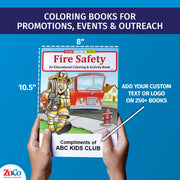 Practice Fire Safety coloring books for fire departments schools and outreach