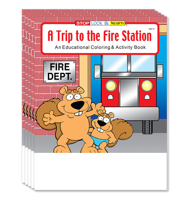 ZoCo - A Trip to The Fire Station Kid's Educational Coloring & Activity Books