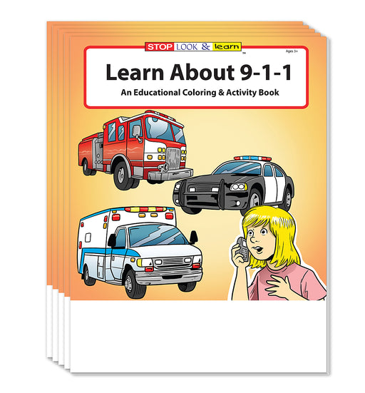 ZoCo - Learn About 911 - Coloring & Activity Books