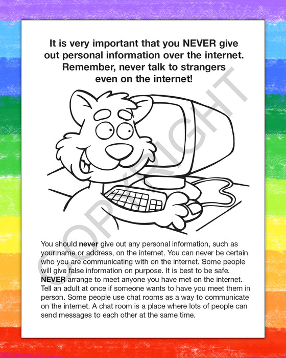 ZoCo - Internet Safety - Coloring & Activity Books