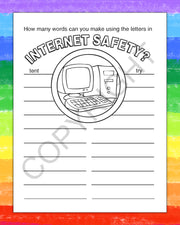 ZoCo - Internet Safety - Coloring & Activity Books