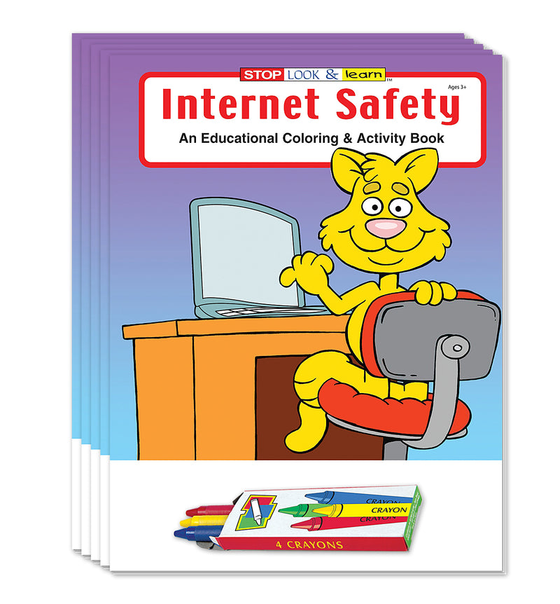 ZoCo - Internet Safety - Coloring & Activity Books