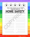 ZoCo - Home Safety - Coloring & Activity Books