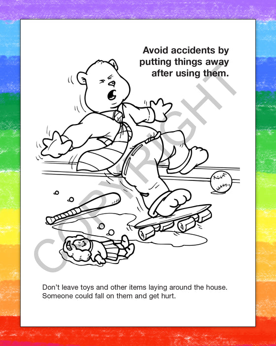 ZoCo - Home Safety - Coloring & Activity Books