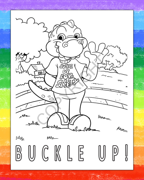 ZoCo - Seat Belt Safety - Coloring Books