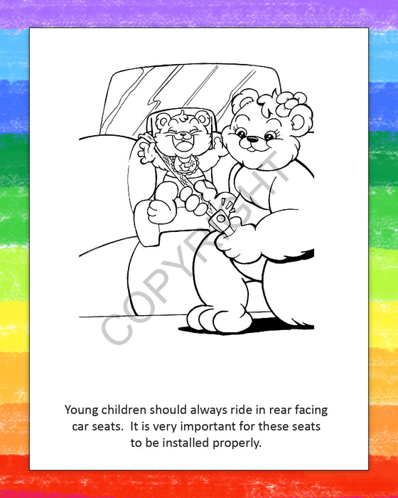 ZoCo - Seat Belt Safety - Coloring Books