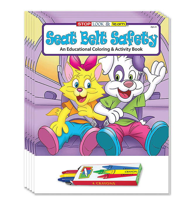 ZoCo - Seat Belt Safety - Coloring Books