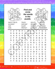 ZoCo - Buckle up for Safety - Coloring & Activity Books