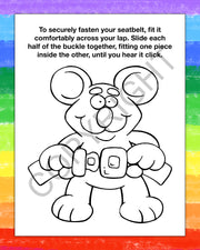 ZoCo - Buckle up for Safety - Coloring & Activity Books