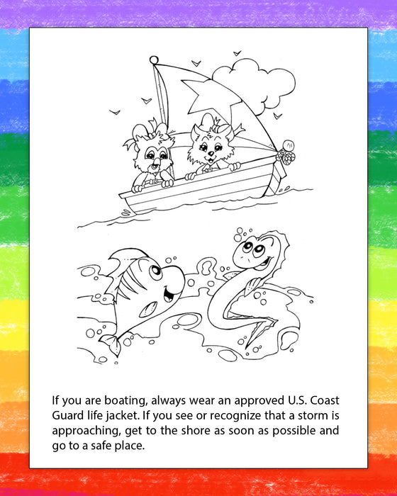 ZoCo - Ocean Safety Awareness - Coloring & Activity Books