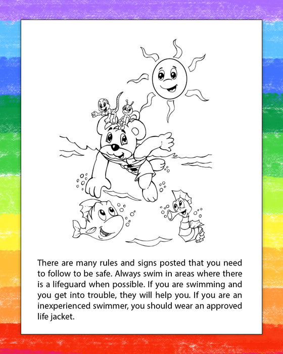 ZoCo - Ocean Safety Awareness - Coloring & Activity Books