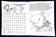 Inside pages of Bible Stories kids coloring and activity book