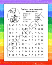 ZoCo - Practice School Bus Safety - Coloring & Activity Books