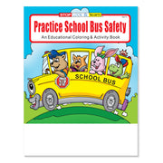 School bus safety coloring and activity book for kids