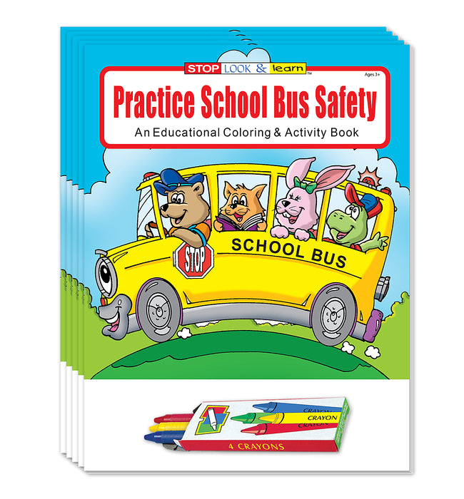 ZoCo - Practice School Bus Safety - Coloring & Activity Books