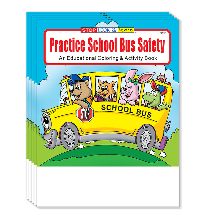 ZoCo - Practice School Bus Safety - Coloring & Activity Books