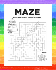 ZoCo - Learning About STEM - Coloring & Activity Books