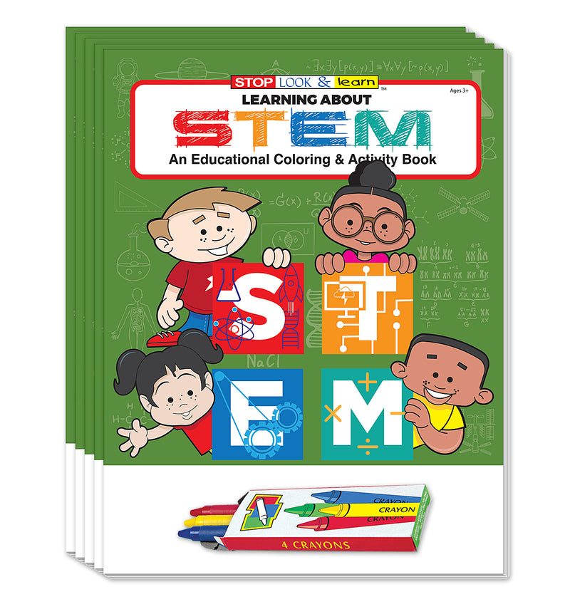 ZoCo - Learning About STEM - Coloring & Activity Books