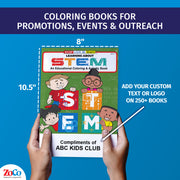 Learning About STEM coloring and activity book for kids